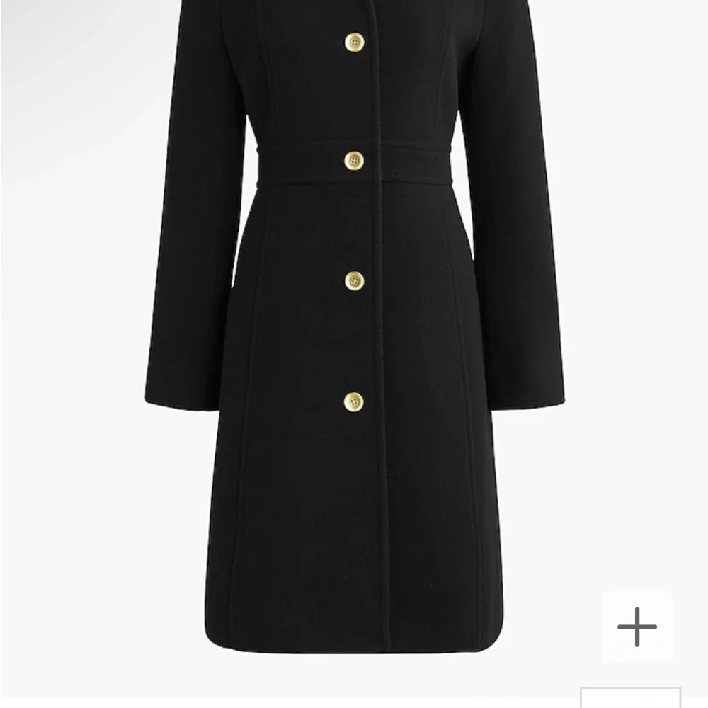 J. Crew Factory Women's Magenta Wool Pea Coat - Picture 7 of 8